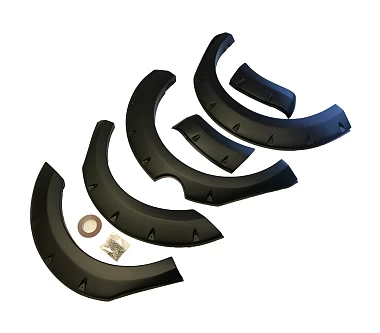 Image of Jungle Fender Flares fit Triton MQ 2015-18 Matte Black Fender Guards 6PC Wheel Arch