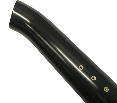 Image of Stainless Snorkel Air Intake 4'' fit Hilux N80 2015-On Satin Black Powdercoated 304 4WD