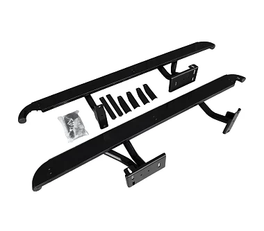 Image of Heavy Duty Steel Side Steps / Rock Sliders for Toyota Prado 120