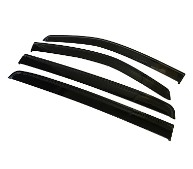 Image of Weathershields fit Isuzu MUX 2013- 2020 Tinted Black Window Visors