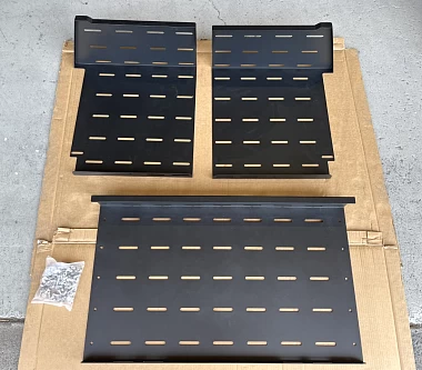 Image of Low Profile Steel Canopy Internal Front Shelving Molle Panel