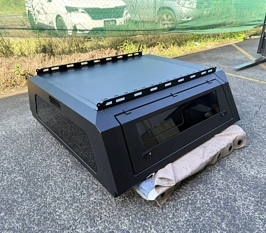 Image of Aluminium Canopy for Toyota Hilux N70 N80 N90 + with Aluminium Pet Window Doors 
