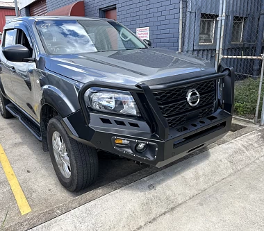 Image of Overland Bullbar for Navara NP300 2020+ Post Face Lift Model