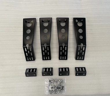 Image of Universal Tub Rack Lower Leg Bracket Set Multi function Carrier Cage Hilux Ranger Triton Navara Dmax Cannon All Ute