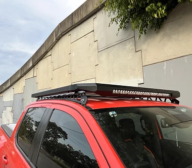 Image of Aluminium Roof Platform + Light Bar for Ranger Next Gen 2022+ PY model