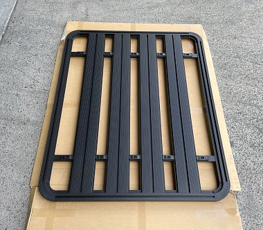 Image of 150x125cm Alloy Flat Roof Rack Platform Aluminium with Hardware for Canopy Mounting