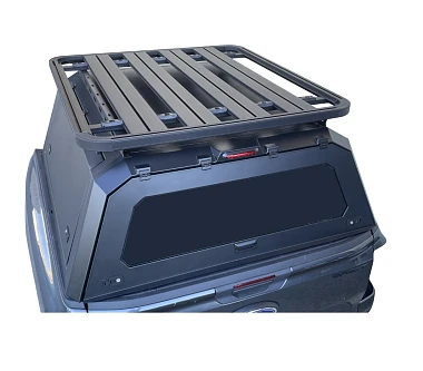 Image of Roof Rack + Steel Canopy for Toyota Hilux N70 Dual Cab