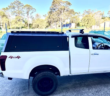 Image of Aluminium Canopy Isuzu D-Max Space/Crew Cab Only