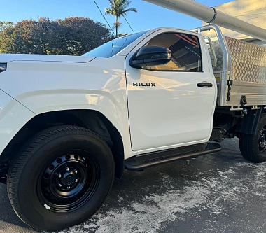 Image of Side Steps for Toyota Hilux N90 2026+ Single Cab Only