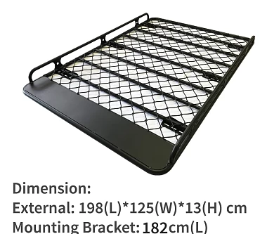 Image of Aluminium Roof Rack Platform for Land Cruiser 200 