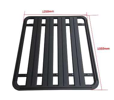 Image of 135x125cm Alloy Flat Roof Rack Platform Aluminum