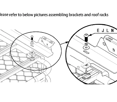 Image of Roof Rack Basket for Toyota Land Cruiser 200 Series