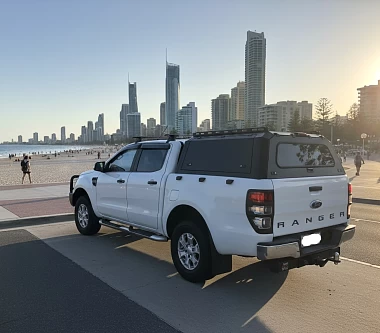Image of Powder Coated Aluminum Canopy for Ford Ranger PX123 & Mazda BT50 