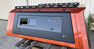 Image of Steel Canopy Isuzu D-Max + Pet Window Doors 