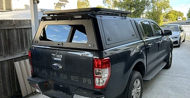 Image of Steel Ute Canopy + Roof Rack for Ford Ranger PX1/PX2/PX3