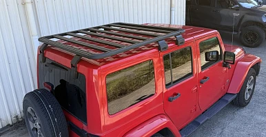 Image of Jeep Wrangler JK Alloy Roof Rack (Up to 250kg)