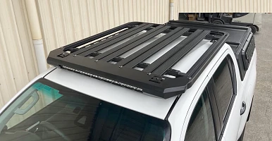 Image of Aluminium Roof Platform + Light Bar for Ranger PX model