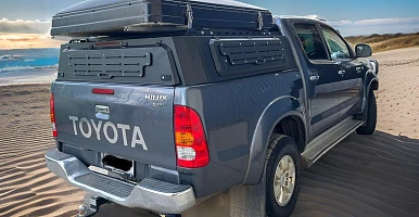Image of Low Profile Steel Canopy for Toyota Hilux N80 SR5 2015 - 2024