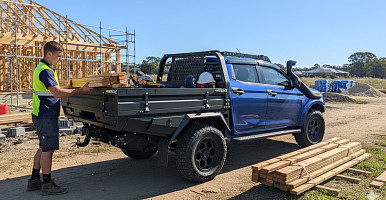 Image of Pioneer Steel Tray for Dual Cab Ute 1850 x 1850