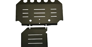 Image of 2PCS 3mm Black Bash Plate Front Sump Guard for Ford Ranger PX 1 2 3 2012-2020