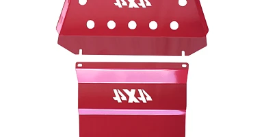 Image of Front Sump Guard/Bash Plate (red) Triton MQ/MR
