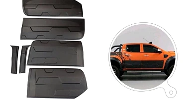 Image of NEW Side Door Body Molding Cladding Trim Fit Ford Ranger PX1 PX2 PX3 2012-2020
