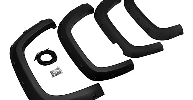 Image of Matte Black Jungle Flares Fit Volkswagen Amarok 2010-2022 Fender Flares 4 pcs