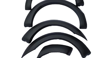 Image of Fender Flares Kit Matte Black fits Ford Ranger PX1 MK1 2011-2015 Guard Trim OEM