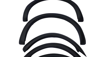 Image of Fender Flare Kit Slim Matte Black Guard Sensor Hole Fits Ford Ranger PX3 MK3 2018-2021