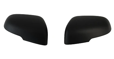 Image of Side Mirror Covers fits GWM Cannon Ute 2020-Onwards Matte Black Top part A pair