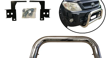 Image of Nudge Bar fit Toyota Hilux N70 304 Stainless Steel Grill Guard 2005-2015 4WD 2WD