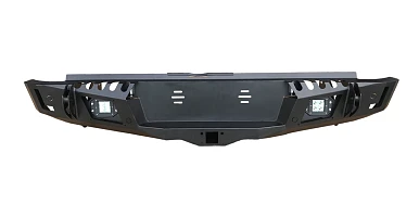 Image of Rear Bar Bumper For Mitsubishi Triton MQ MR 2015-Onwards Protection Tow Heavy Duty 4WD