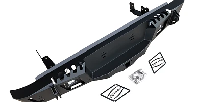 Image of Rear Bar Step for Nissan Navara NP300 2014 - On Protection Bumper D23 Heavy Duty 4WD