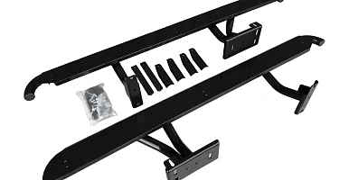 Image of Heavy Duty Steel Side Steps / Rock Sliders for Toyota Prado 120