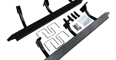 Image of Heavy Duty Steel Side Steps / Rock Sliders for Mitsubishi Triton ML-MN