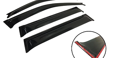 Image of Premium Weather Shields Window Visor 4PCS for Toyota Prado 120 Series 2003-09 