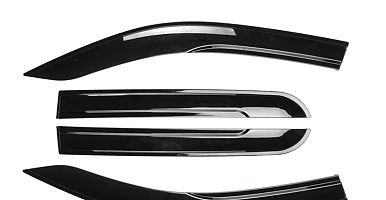 Image of Premium Weathershields for Hilux Dual Cab 2015-20 Toyota Slim Fit Design N80