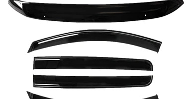 Image of Bonnet Protector & WeatherShields Window Visors suit Mitsubishi Triton MR 2019+ Combo Deal
