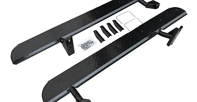 Image of Heavy Duty Steel Side Steps / Rock Sliders for Nissan Patrol GU 1 2 3 Wagon