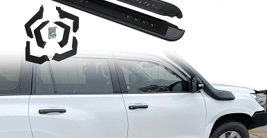 Image of Side Steps Bars fit Toyota Prado 150 