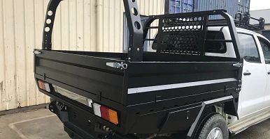 Image of Pioneer Tray Rear Steel Ladder Rack Adjustable