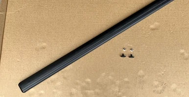 Image of Alloy 135cm Cross Bar with Bolts set Compatible with Canopy Gen1 and 2 Roof Rails