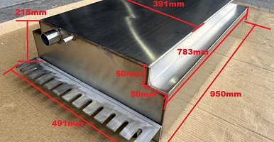 Image of Pioneer Tray Underbody Tank 60L for Diesel Petrol Water Under Tray Mount