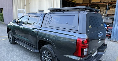 Image of Triton 2024+ Steel Canopy - TradeCap | Pet Window + Rack