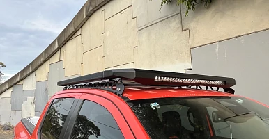 Image of Aluminium Roof Platform + Light Bar for Ranger Next Gen 2022+ PY model