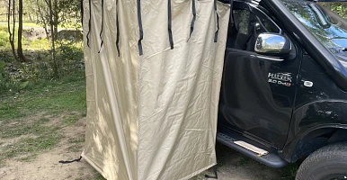 Image of Awning Shower Tent 1x1meter Instant Ensuite 30 Second Toilet Camping Change Room 4WD
