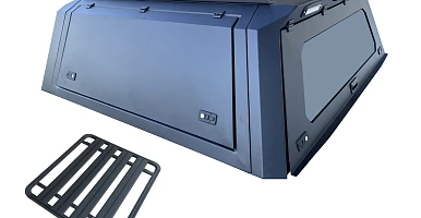 Image of Aluminium Canopy + Roof Rack for Dmax Colorado New BT50