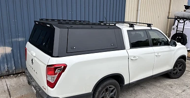 Image of Gen 2 TRADECAP Steel Canopy for SSANGYONG MUSSO LWB 2018+ XLV Tub ONLY