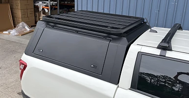 Image of Roof Rack + Aluminium Canopy for Nissan Navara NP300 Gen 2