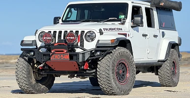 Image of Full-Width Steel Bullbar for Jeep Wrangler JL / Gladiator JT